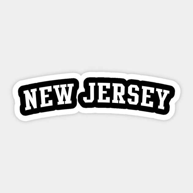 new-jersey Sticker by Novel_Designs